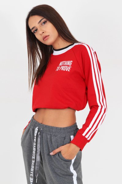 Kap In Lastikli Crop Top Kirmizi Lastikli Crop Top Kirmizi 35 00 Tl