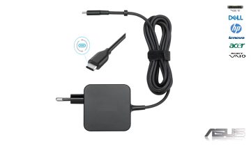 Compaxe Cna 236 Asus Type C Adaptor 5v 2a 12v 2a 20v 2 25a 45w Usb