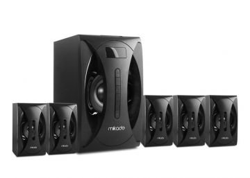 mikado md 512 5 1 siyah fm radyolu speaker usb bellek ve sd kart destekli tablet pc telefon baglantisina uyumlu guclu 3d ses cikisli 5 1 ses