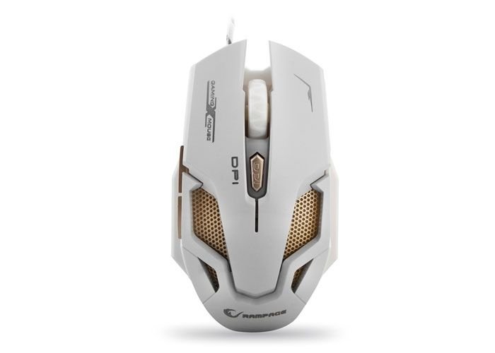 Everest Rampage Smx R1 Usb Beyaz 4000 Dpi 7 Farkli Isik Makrolu Oyuncu Mouse