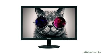 asus vs228ne 21 5 full hd monitor ascr ozellikli splendid smart view teknolojili enerji tasarruflu 21 5 5ms siyah wide 1920x1080 vga dvi vesa