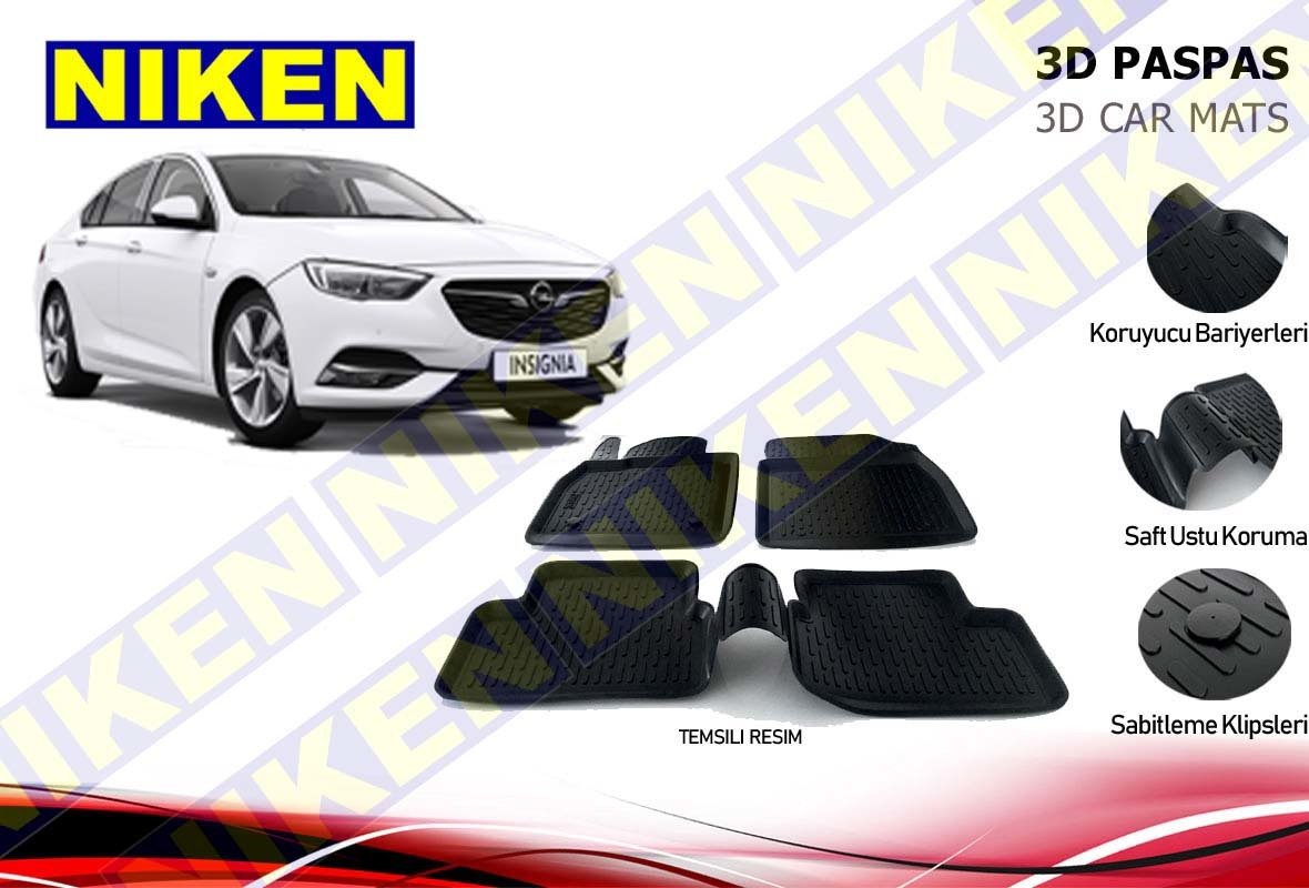 Opel Insignia 3d Havuzlu Paspas 2016 Niken