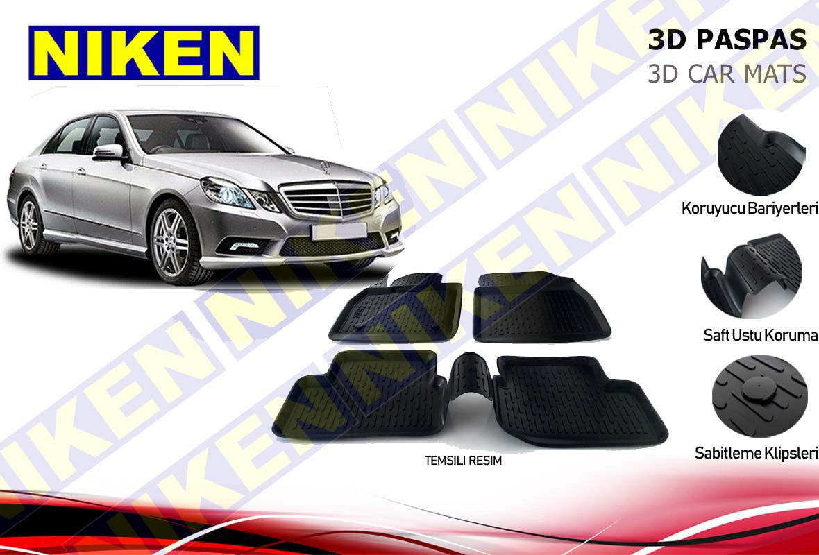 Mercedes W212 3d Havuzlu Paspas 2007 E Serisi Niken