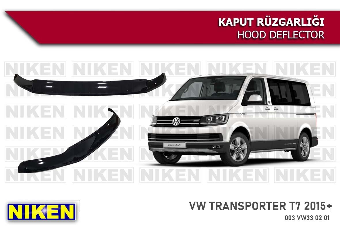 Vw Transporter T7 Kaput Ruzgarligi Koruyucu 2015