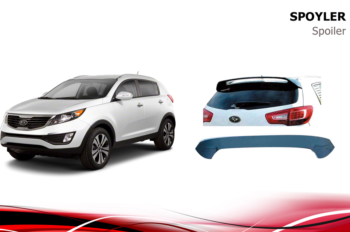 Kia Sportage Spoiler Abs Plastik 2011