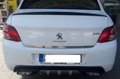 peugeot 301 difuzor arka tampon cift cikis egzoz gri