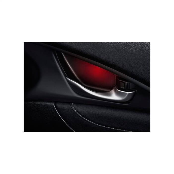 honda civic fc5 kapi kolu ic ambiyans aydinlatma kirmizi 2016
