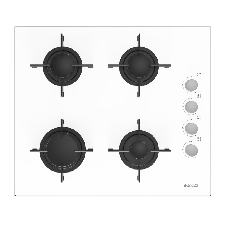 Arçelik STOC 827 B Beyaz Set Üstü Ocak