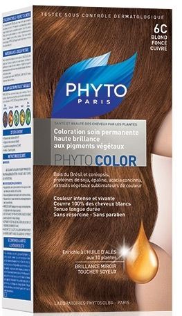 Phyto Color Bitkisel Sac Boyasi 6c Koyu Sari Bakir En Uygun Fiyatlarla Eczaonline