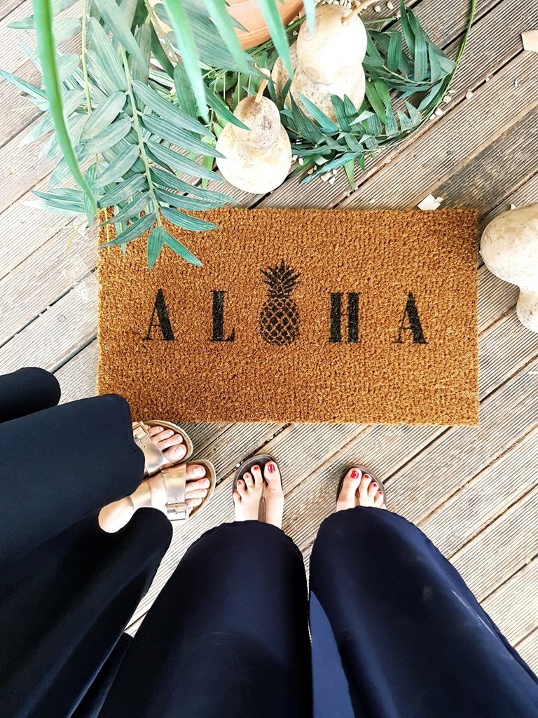 aloha tasarim kapi onu koko kil paspas