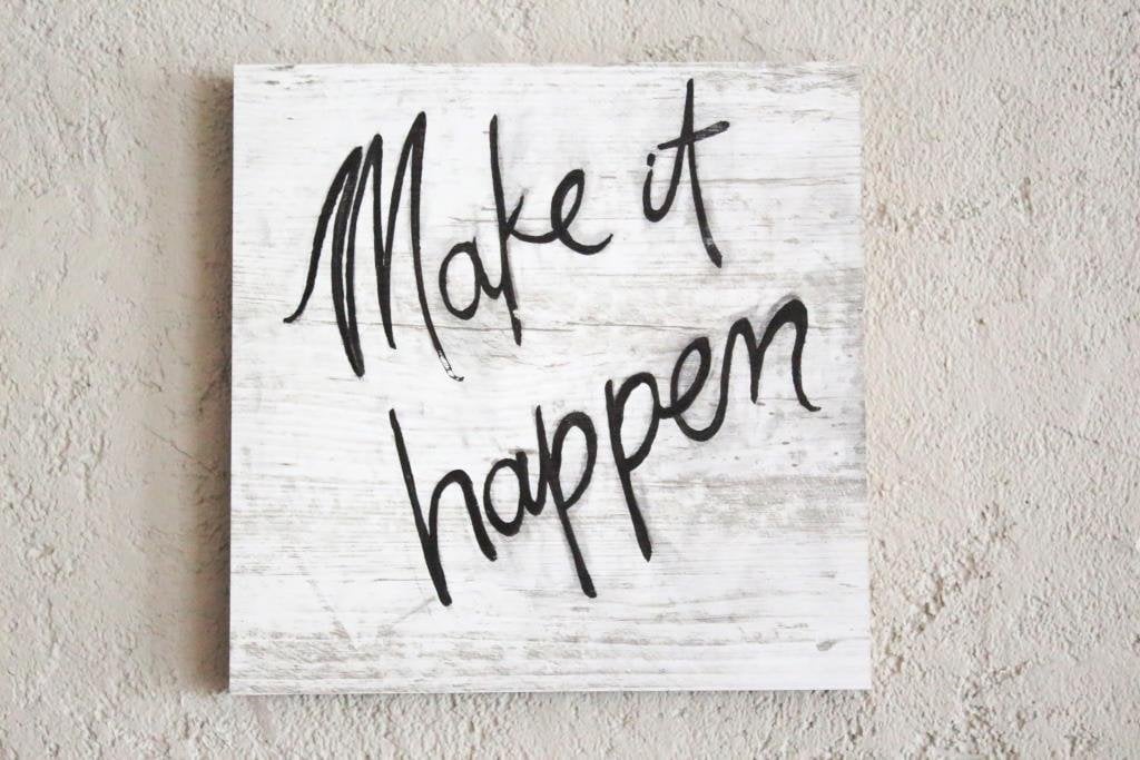 Make It Happen >> Make It Happen Mottolu Agac Tablo Make It Happen >> Make It Happen Mottolu Agac Tablo
