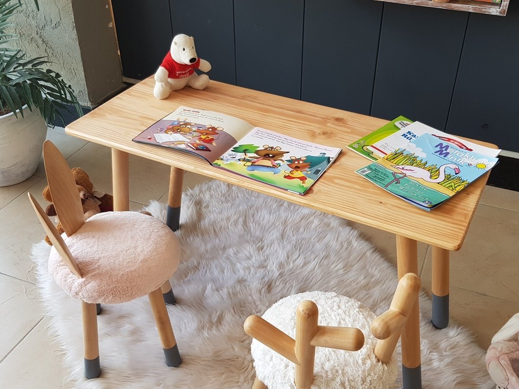 Masif Çocuk Masa ve Sandalye 2�li Takım