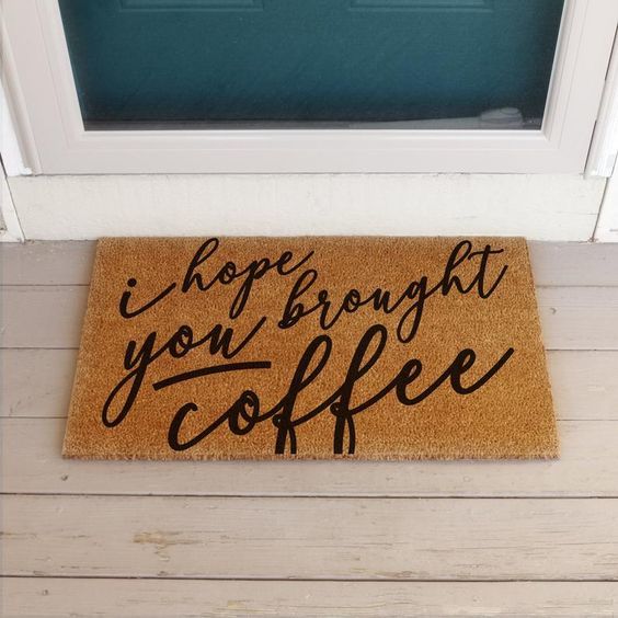 coffee lovers kahveli kapi onu koko kil paspas