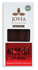 ORGANİK ÇİKOLATA-- BİTTER ACI BİBERLİ