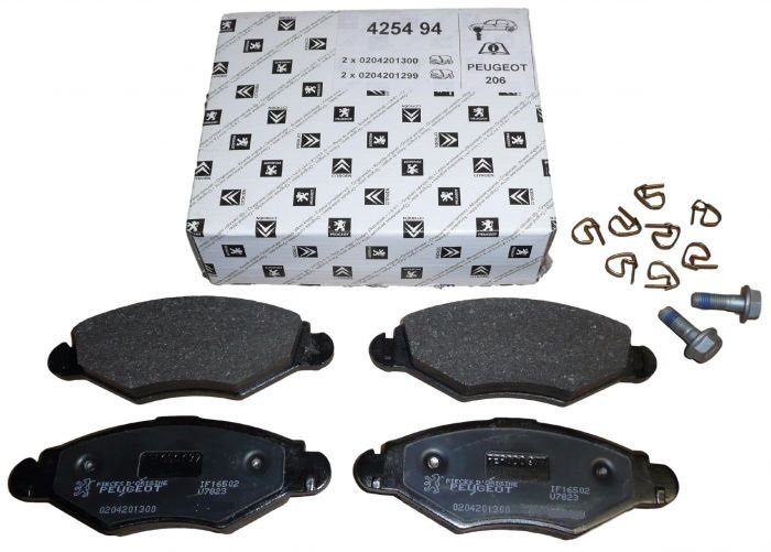 peugeot 206 206 plus on fren balatasi 4254 94 renom otomotiv