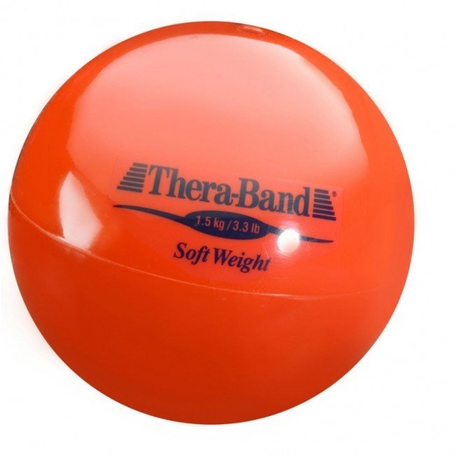 25831 Theraband 1 5 Kg Kirmizi Yumusak Agirlik Topu Latex Free