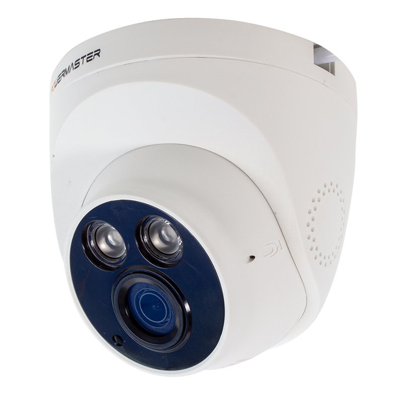 powermaster pm 19417 3 mp atom led ipc plastik kasa poe siz ip dome kamera