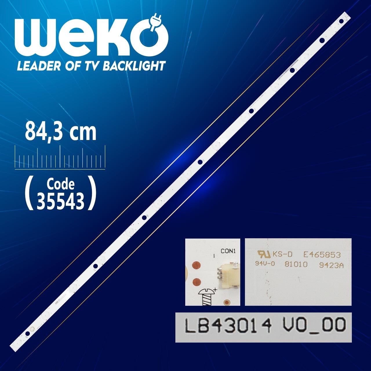lb43014 v0 00 yx 11800829a0 1c562 0 a 64c 0060 12 ledli 84 3 cm wk 430 tv led bar fiyati
