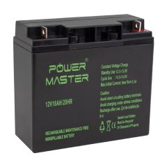 Powermaster 12 Volt 18 Amper Akü (181 X 76 X 167 Mm