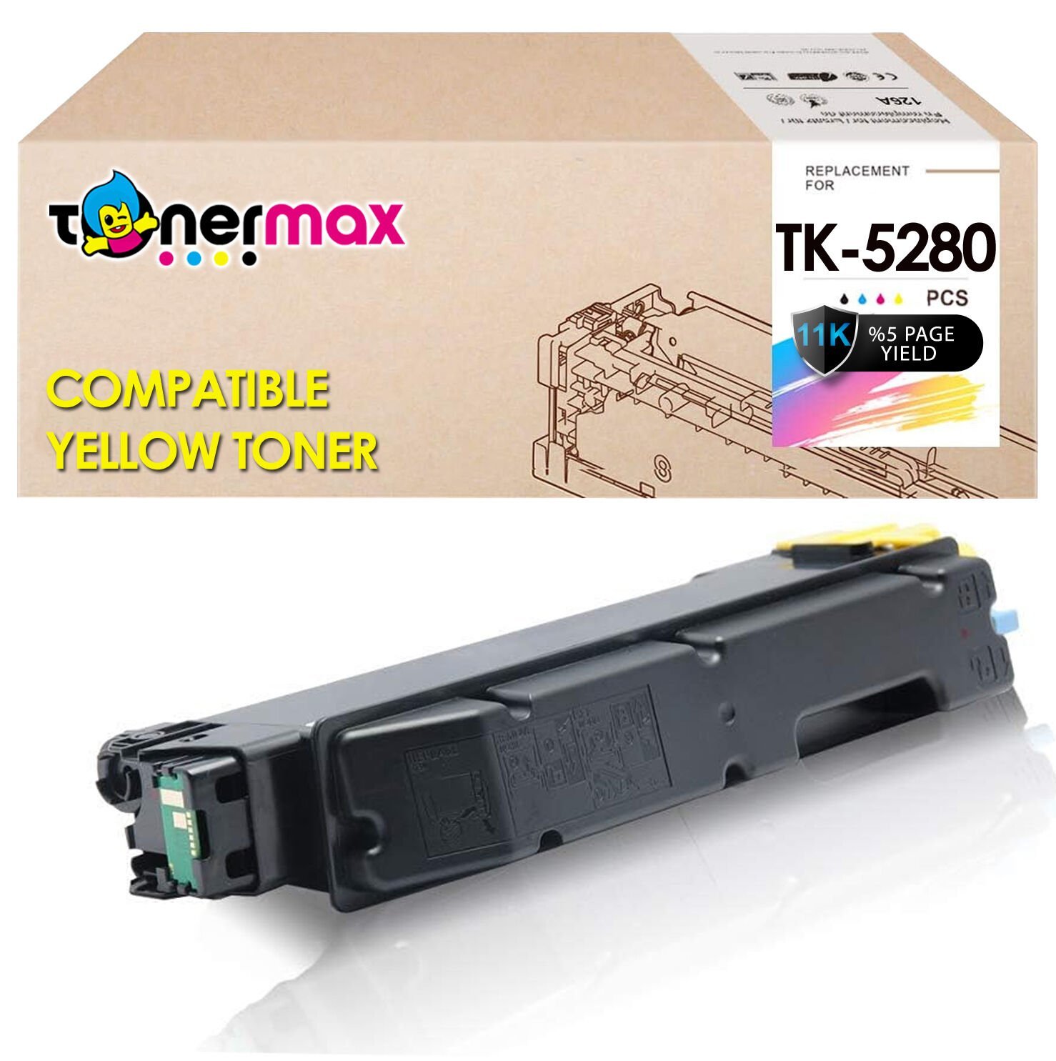Kyocera TK-5280 Muadil Toner / Ecosys M6235cidn / M6635cidn / P6235cdn