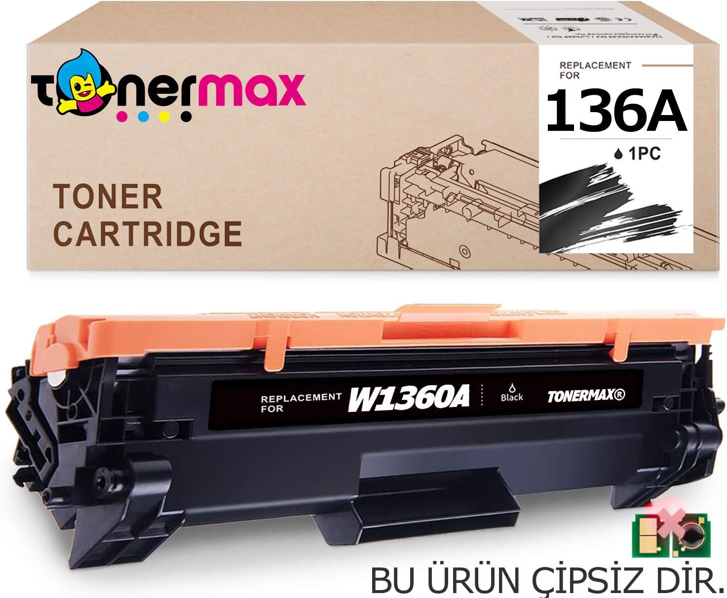 Hp 136A-W1360A Chipsiz Muadil Toner / M211 / M236