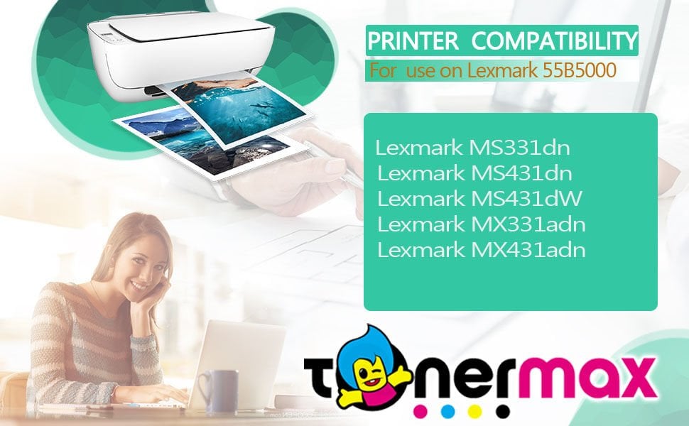 Lexmark MS331-55B5000 Muadil Toner Yüksek Kapasite / MS331 / MS431 / MX331 / MX431
