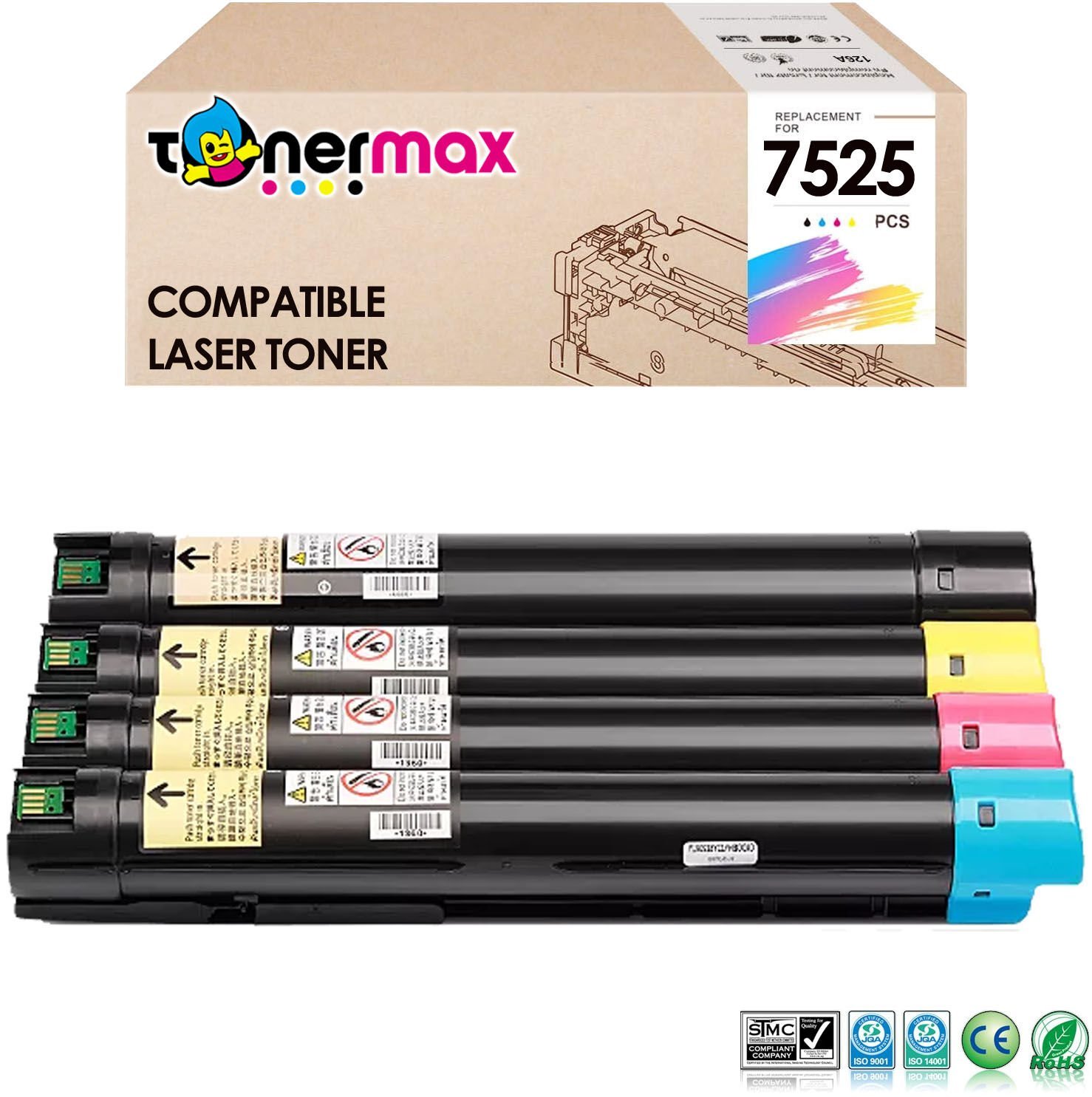 Xerox WorkCentre 7525 Muadil Toneri Set / 7530 / 7545 / 7556 / 7830 / 7835 / 7845 / 7855 / 7970