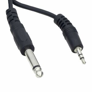 Powermaster 3.5mm Stereo - 6.3mm Mono Kablo 5metre