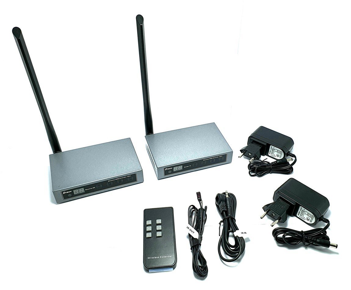 DTECH DT-7068 Wireless HDMI Extender 100m