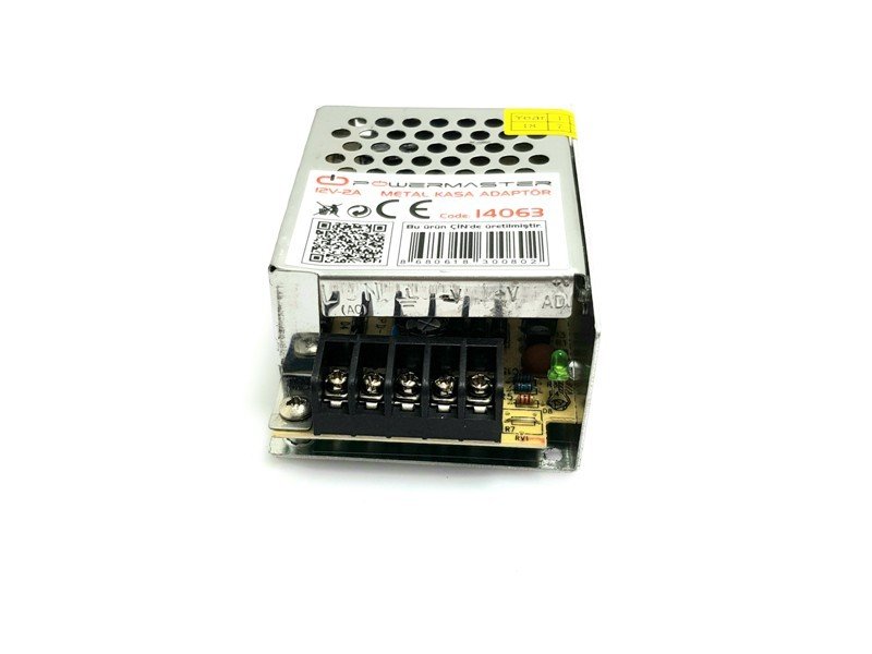 Powermaster 12V 2A DC Switch Mode Power AdaptÃ¶r