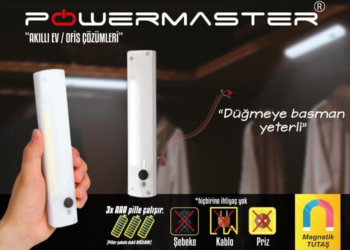 Powermaster Cob Ledli Magnet Bar