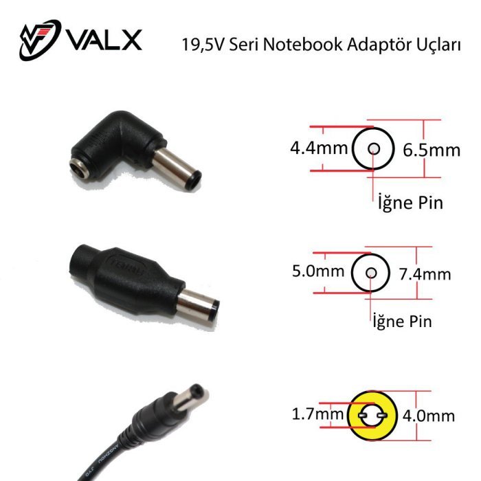 Valx LU-195 19.5Volt Universal Notebook Adaptör