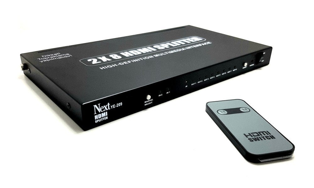 Next YE-209 2x8 HDMI Switch-Splitter Full HD 4K