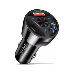 electroon 55w Araç Çakmaklık Şarjı 2 Usb + 20w Pd Şarj Çıkışlı Hızlı Şarj Destekli Qc 3.0