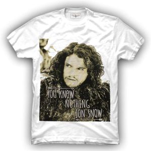 Dizi Film Tisort Kategorisinde Game Of Thrones Tisort Jon Snow 2