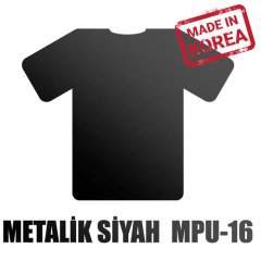 Metalik Siyah Flex / 51 cm x 1 metre