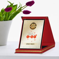 Kişiye Özel Yılın En İyi Fizik Öğretmeni Kırmızı Plaket Ödülü - 2