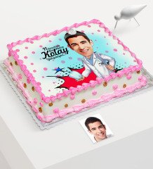 Kişiye Özel Bay Diş Hekimi Karikatür Baskılı Yaş Pasta İçin Yenilebilir Şekerli Kağıt - 3