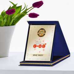 Kişiye Özel Yılın En İyi Fizik Öğretmeni Lacivert Plaket Ödülü - 2