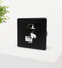 Kişiye Özel Godfather Baba Tasarımlı Siyah Metal Sigara Tabakası-16