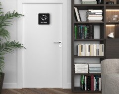 BK Home Mutfak Kapı Yönlendirme Levhası-1
