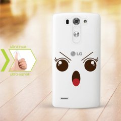 Kişiye Özel LG G3 İnce Şeffaf Silikon Telefon Kapağı (Yüz Temalı-5)