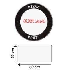 Sublimasyon Beyaz Metal 30x60 cm - 0,30 mm