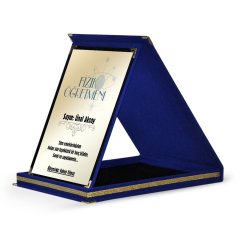 Kişiye Özel Fizik Öğretmeni Lacivert Plaket - 1