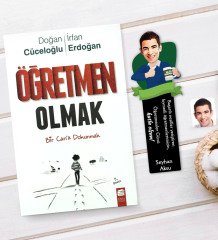 Kişiye Özel Erkek En İyi Öğretmen Karikatürlü Ahşap Kitap Ayracı Ve Öğretmen Olmak Kitabı Hediye Seti-1