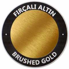 Sublimasyon Fırçalı Altın Metal 30x60 cm - 0,45 mm