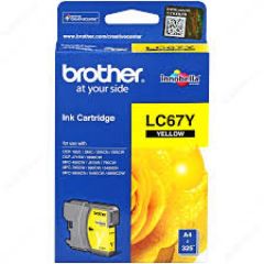 Brother LC67Y Sarı Orijinal Mürekkep Kartuş 325 Sayfa,DCP385C, MFC490CN, MFC790CN
