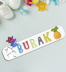 BK Toys Çocuklara Özel İsimli Ahşap Eğitici Yapboz Puzzle-10