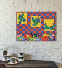 BK Gift Modern Soyut Tasarımlı Kanvas Tablo 30x50cm-26