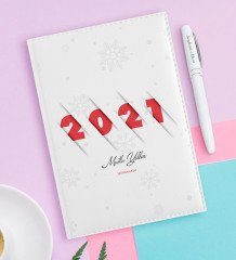 Kişiye Özel 2023 Mutlu Yıllar 2023 Ajanda Kalem Seti-2